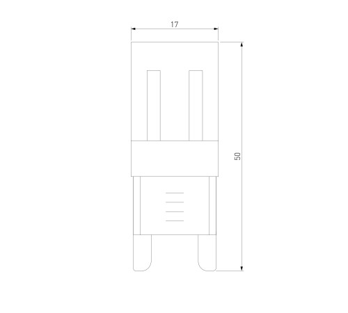 Светодиодная лампа JCD 7W 220V 4200K G9 BLG902
