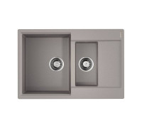 Кухонная мойка Omoikiri Daisen 78-2-GR Artgranit 78х51 см leningrad grey 4993332
