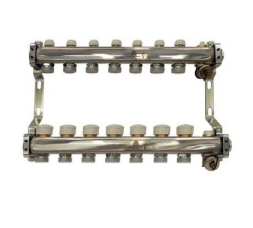 Коллекторный блок Gekon 1x3/4 EK 7 выходов с термостатическими клапанами GK 73107