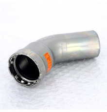 Угольник-вставка 45° пресс Viega Megapress 1 1/2 оцинкованная сталь 694739