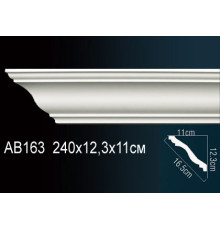 Карниз потолочный Perfect AB163 полиуретановый 105x105x2000 мм AB163