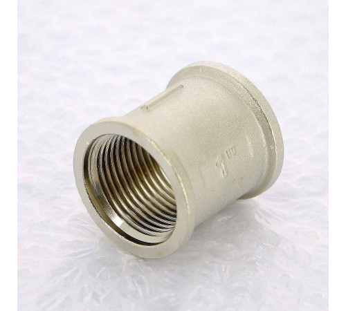 Муфта резьбовая никелированная Uni-Fitt ВР-ВР 1 602N4400