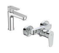 Набор смесителей 2 в 1 Ideal Standard Tyria для раковины и душа TM00011