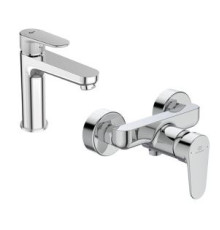 Набор смесителей 2 в 1 Ideal Standard Tyria для раковины и душа TM00011