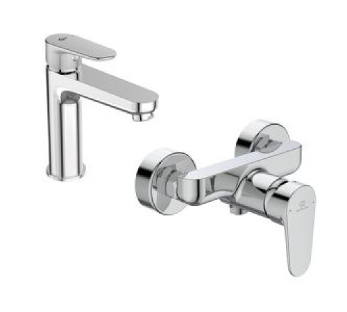 Набор смесителей 2 в 1 Ideal Standard Tyria для раковины и душа TM00011