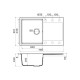 Кухонная мойка Omoikiri Daisen 78T-PL Tetogranit 78x51 см платина 4993525
