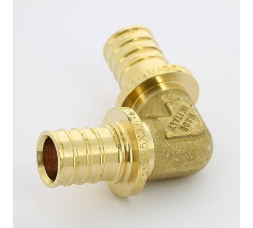 Угол аксиальный Uni-Fitt 25 мм латунь 743G8800