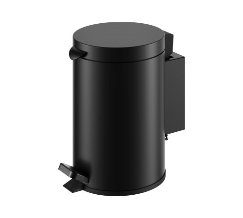 Ведро для мусора настенное KEUCO PLAN 3 л черный матовый 14977 370000