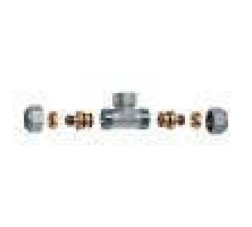 Тройник цанговый FAR 3/4 ВР х 32х3 мм с 2 концовками для металлопластиковых труб FC 5461 34 276275