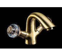 Смеситель для раковины Boheme Flora бронза матовая 311-FL