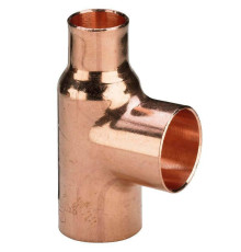 Тройник медный Viega под пайку 28х15х28 мм 109424
