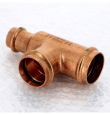 Тройник пресс медный Viega Profipress 35x22x35 мм 365882
