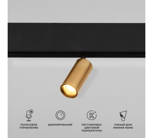 Умный трековый светильник 5W 2700-6500K Dim Cantors Slim Magnetic 85071/01