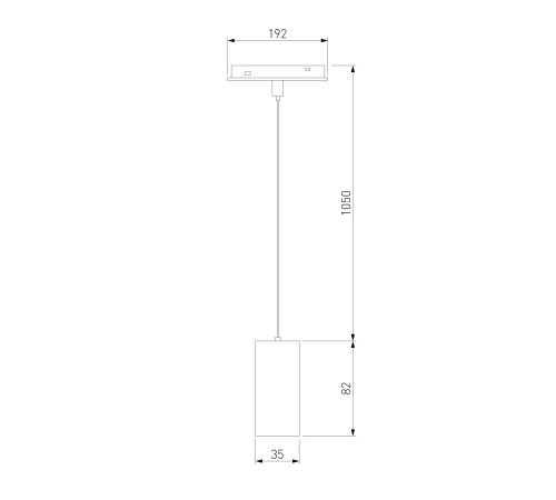 Умный трековый светильник 7W 2700-6500K Dim Amend Slim Magnetic 85072/01