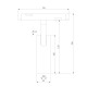 Умный трековый светильник 7W 2700-6500K Dim Cubo Slim Magnetic 85070/01