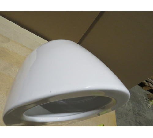 Уценка. Унитаз подвесной безободковый GSI Modo 520х370 мм белый глянцевый 981611_УЦ/10