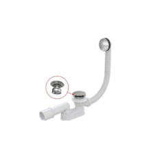 Слив-перелив для ванны Alcaplast A507CKM click-clack металл хром A507CKM
