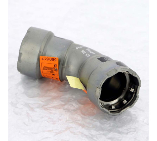 Угольник 45 градусов Viega Megapress пресс оцинкованная сталь 1/2 694579