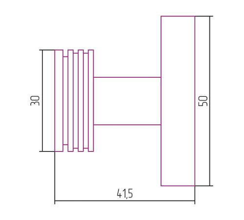 Крючок настенный Сунержа Каньон флок состаренная бронза 51-3005-0000