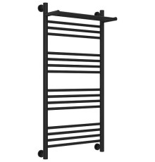 Полотенцесушитель водяной Сунержа Богема+ с 1 полкой 500x1000 мм матовый черный 31-0223-1050