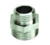 Ниппель переходной APE 1/2x3/8 НР-НР никелированный AP35801238N