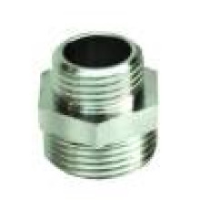 Ниппель переходной APE 1/2x3/8 НР-НР никелированный AP35801238N