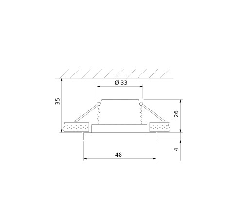 Встраиваемый точечный светильник 15271/LED