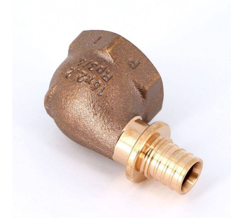 Угольник-переходник REHAU RAUTITAN RX+ 16х3/4 ВР бронза 456354