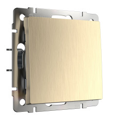 Выключатель одноклавишный проходной (шампань рифленый) W1112010