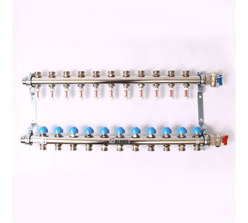 Коллекторная группа REHAU HKV-D 1 x 3/4 EK 11 выходов 208111