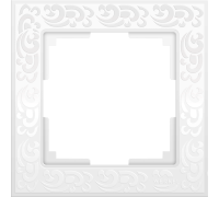 W0012301/ Рамка на 1 пост Flock (белый) W0012301
