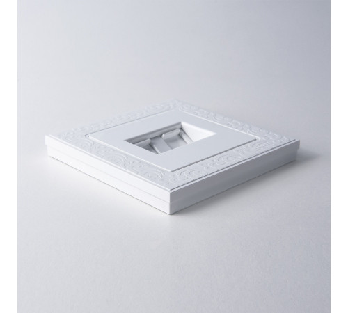 W0012301/ Рамка на 1 пост Flock (белый) W0012301