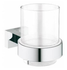Стакан с держателем GROHE Essentials Cube 40755001