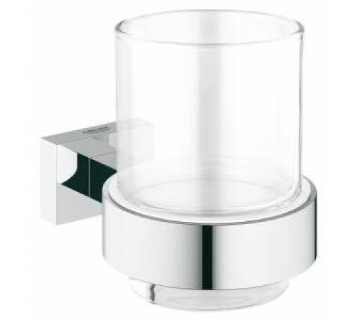 Стакан с держателем GROHE Essentials Cube 40755001