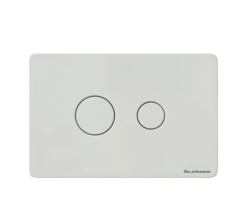 Клавиша смыва Artceram File 245х163 мм 2 режима белый глянцевый 703.000.05