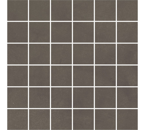 Декор мозаичный Kerama Marazzi Про Чементо коричневый тёмный матовый 30x30 см DD6418\MM