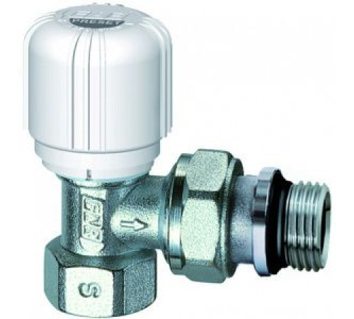 Вентиль термостатический угловой FAR с предварительной настройкой 1/2 ВР EPDM FT 1628 12