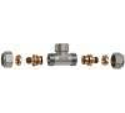 Тройник цанговый FAR 3/4 ВР х 26х3 мм с 2 концовками для металлопластиковых труб FC 5461 34 220218