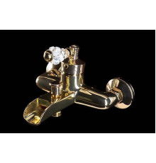 Смеситель для ванны Boheme Vogue Crystal золото глянцевое 213-CRST