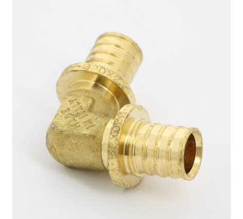 Угол аксиальный Uni-Fitt 20 мм латунь 743G7700