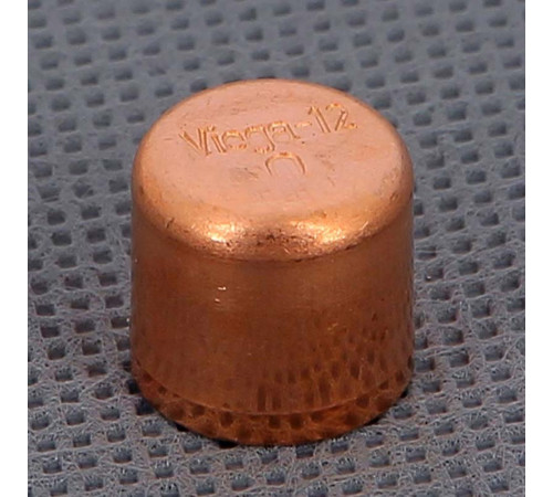 Заглушка медная Viega под пайку 12 мм 104450