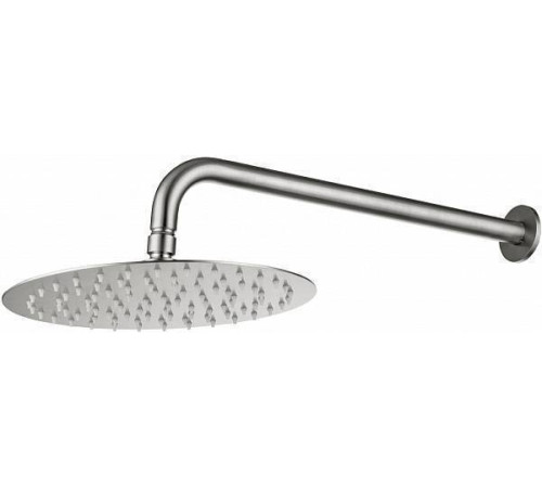Верхний душ Allen Brau Priority 25 см с настенным держателем 37.9 см никель 5.31017-BN