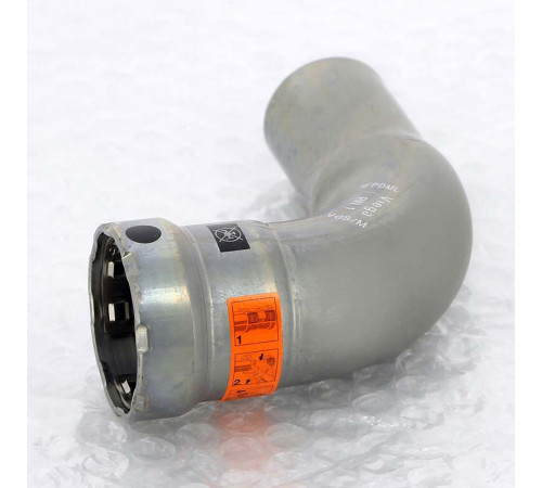 Угольник-вставка 45° пресс Viega Megapress 1 оцинкованная сталь 694715