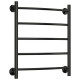 Полотенцесушитель водяной Стилье Версия-Н2 50x60 см черный 17622-6050
