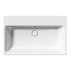 Раковина накладная/подвесная GSI Nubes 800x500 мм с отверстием белая глянцевая 9622111