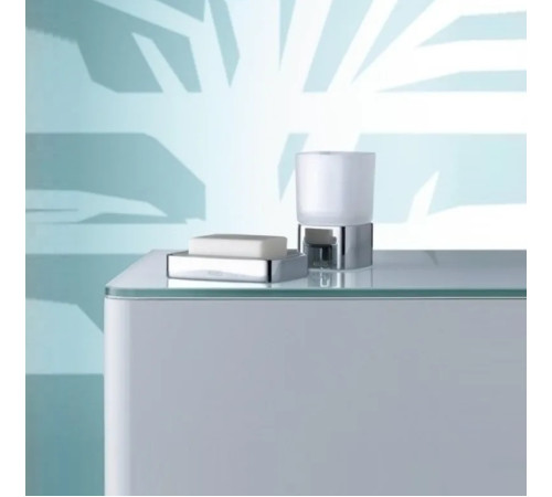 Стакан с держателем настольный KEUCO Elegance New хром 11650 019001