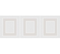 Декор Kerama Marazzi Вилланелла Геометрия белый 15х40 см MLD\A68\15000