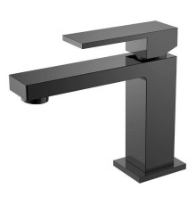 Смеситель для раковины Boheme Qubic графит глянцевый 471-SGM