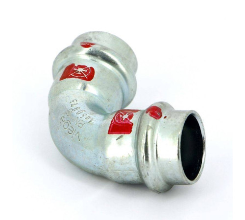 Угол 90° пресс Viega Prestabo оцинкованная сталь 18 мм 558130