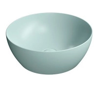 Раковина накладная GSI Pura 420х420 мм без отверстия под смеситель Ghiaccio Matte 885115